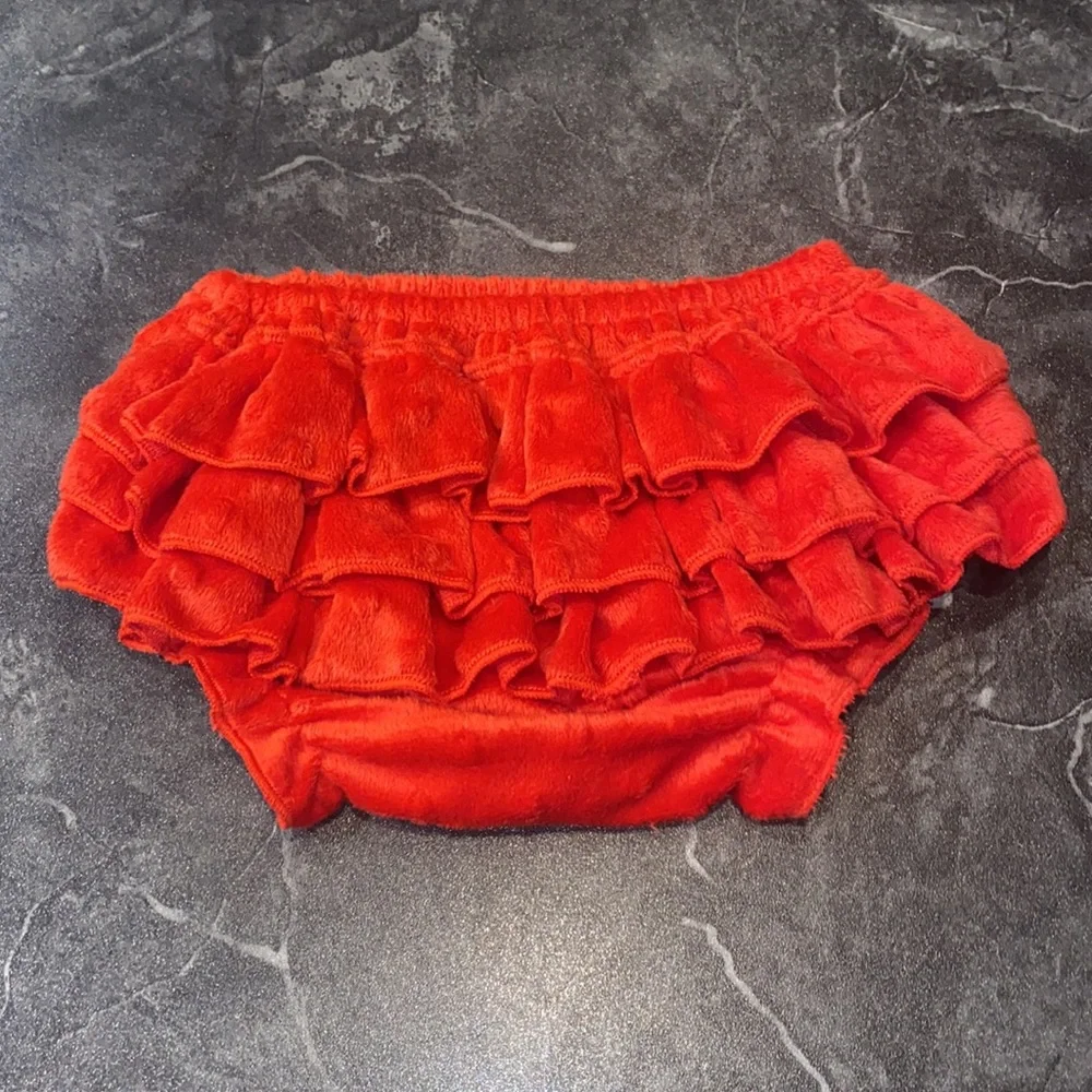 Minky Ruffle Butt Diaper Cover